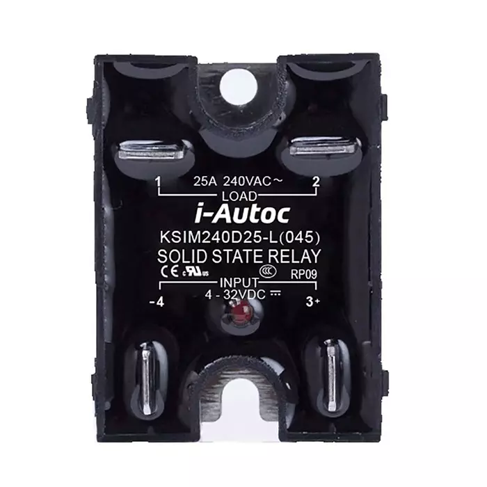 I-Autoc Solid State Relay 10 A Load Panel Mount 280 V AC Load 32 V DC Control, KSIM240D10-L 045