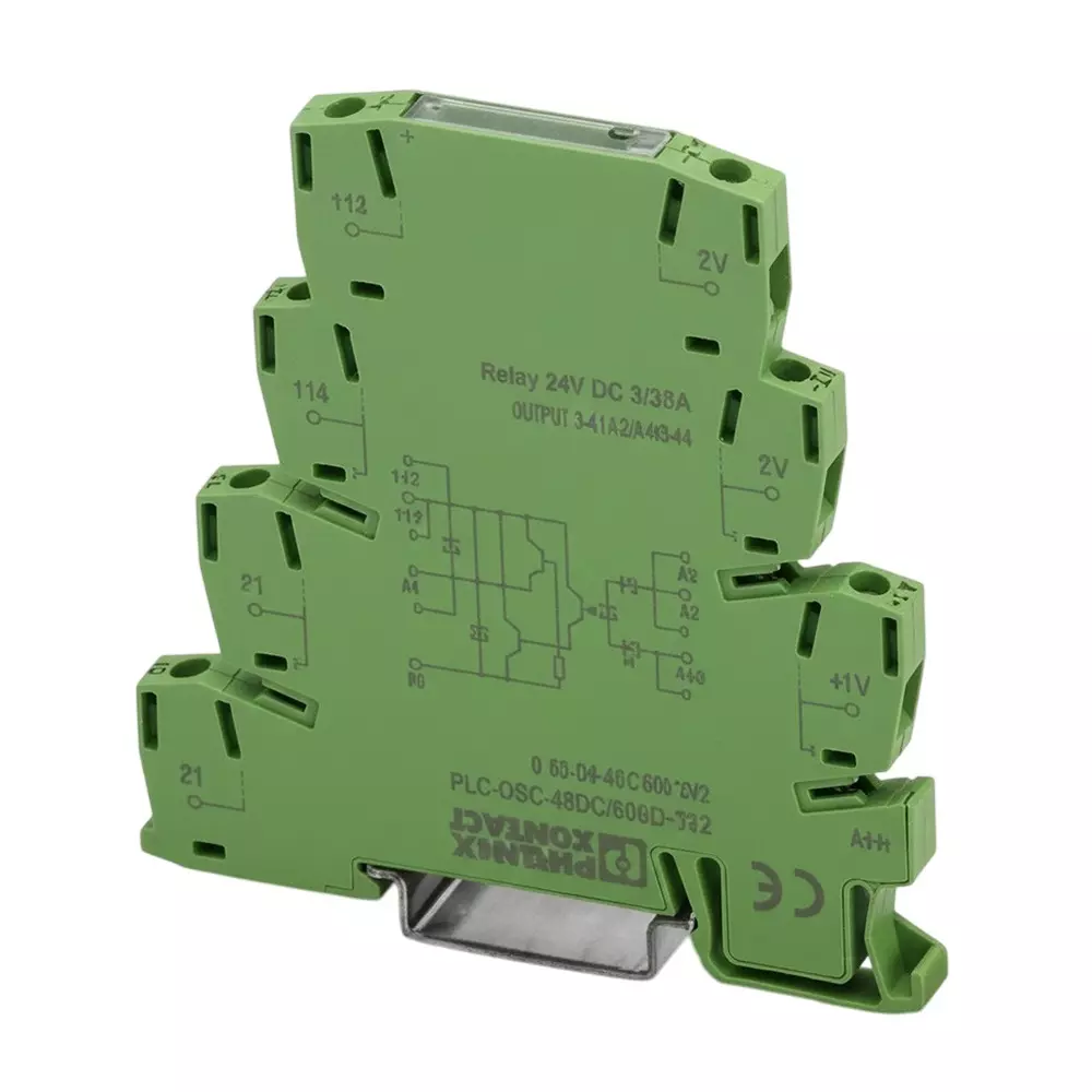 Phoenix Contact PLC-OSC Series Solid State Relays DIN Rail Mount 500 mA Load Current Rating, 2980636