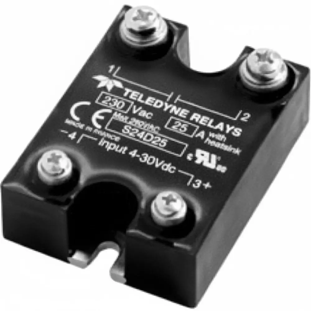 Teledyne Relays S20DC100 Series Solid State Relays Panel Mount 100 A Load Current Rating, S20DC30