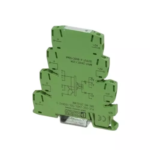 Phoenix Contact Solid State Relays DIN Rail Mount 50 mA Load Current Rating 4 VDC to 18 VDC Load Voltage, 2902966