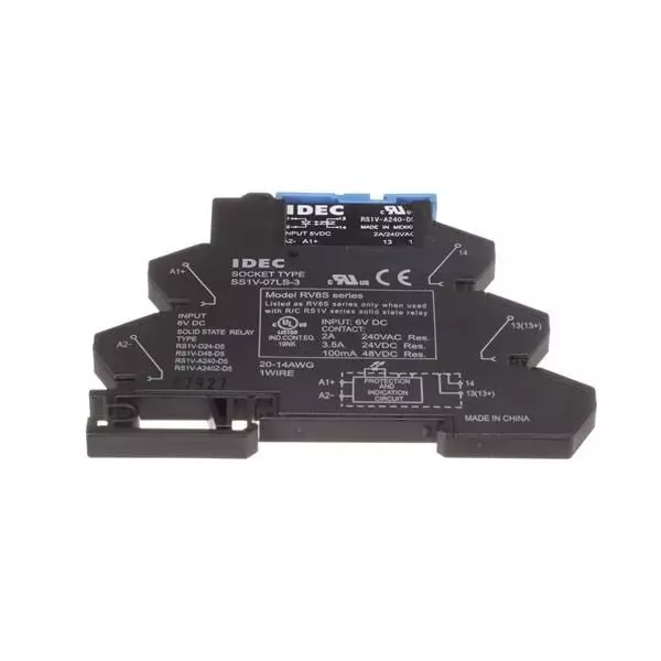 IDEC Solid State Relay DIN Rail Mount 2 Amp 1 Form A (SPST-NO) 280 V AC, RV8S-S-A240-D6