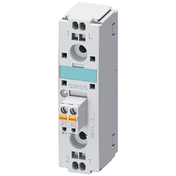 Siemens Solid State Relay Panel Mount 20 Amp 1 Form A (SPST-NO) 24 to 230 V AC, 3RF21202AA02