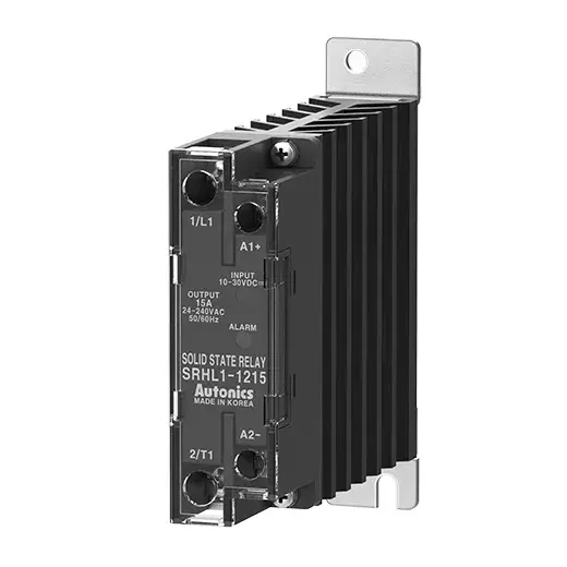 Autonics Solid State Relay 10-30 VDC 24-240 VAC 15A(ZC), SRHL1-1215