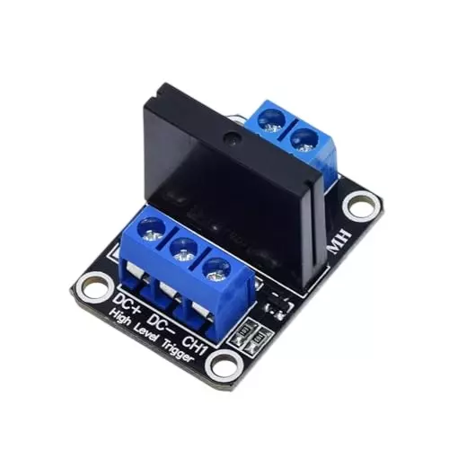 amiciSmart SSR Relay Module 5 V 1 Channel, 240 V 2 Amp Load Control for Uno, Raspberry Pi