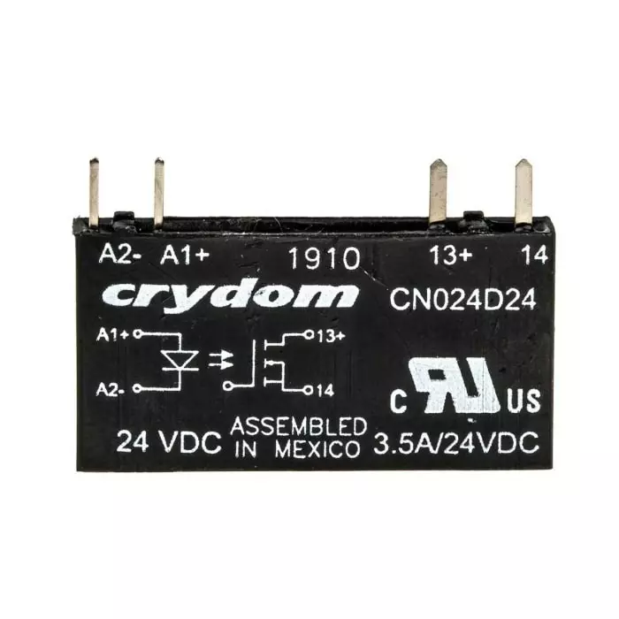 SENSATA/CRYDOM Solid State Relay CN Series 3.5 A Load PCB Mount 24 V DC 30 Control, CN024D24