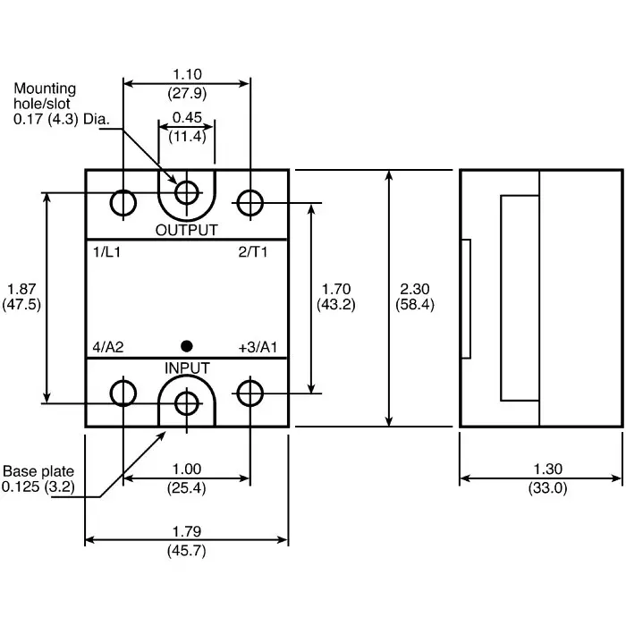 SENSATA/CRYDOM Solid State Relay CW24 Series 25 A RMS Load Panel Mount 280 V Control, CWA2425