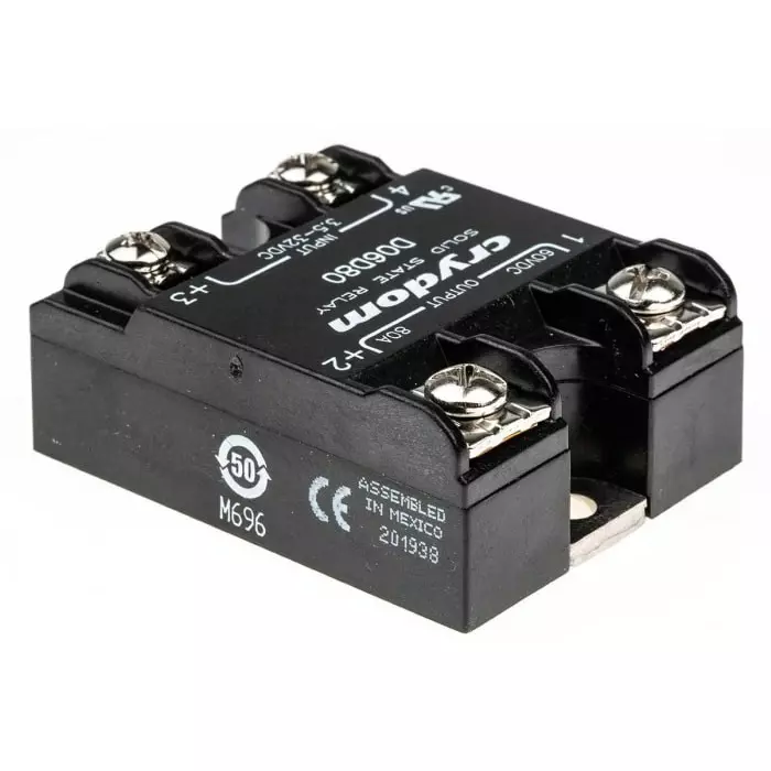 SENSATA/CRYDOM Solid State Relay D06D Series 80 A Load Surface Mount 60 V DC 32 Control, D06D80