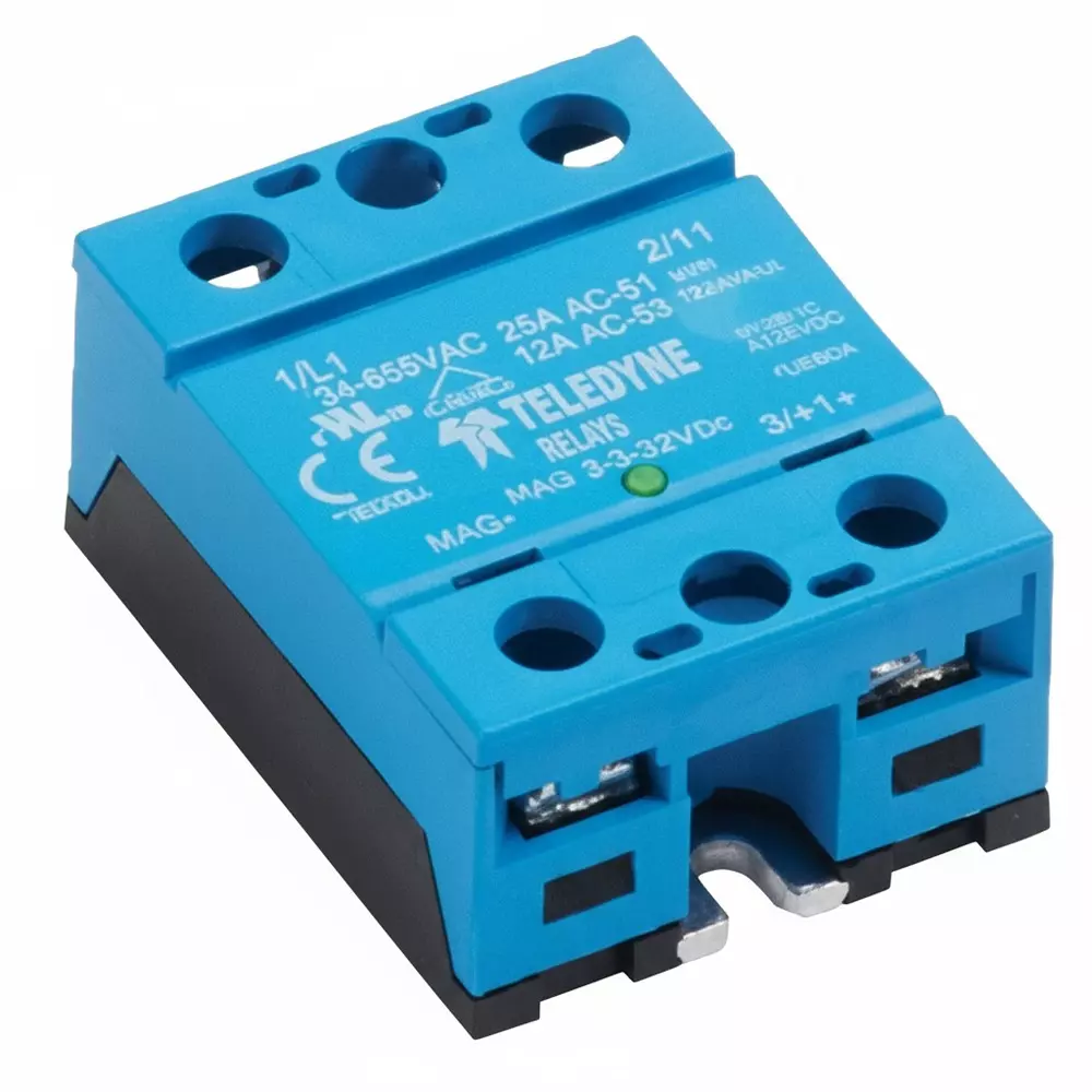 Teledyne Relays SH Series Solid State Relays Panel Mount 50 A Load Current Rating, SH60D50