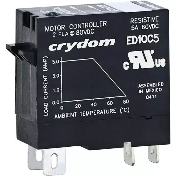 Crydom ED Series Solid State Relays Socket Mount 5 A Load Current Rating, ED10F5