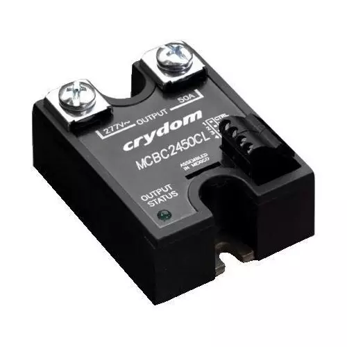 Crydom MCBC Series Burst-Fire Controllers Panel Mount 90 A Load Current Rating, MCBC2490DF