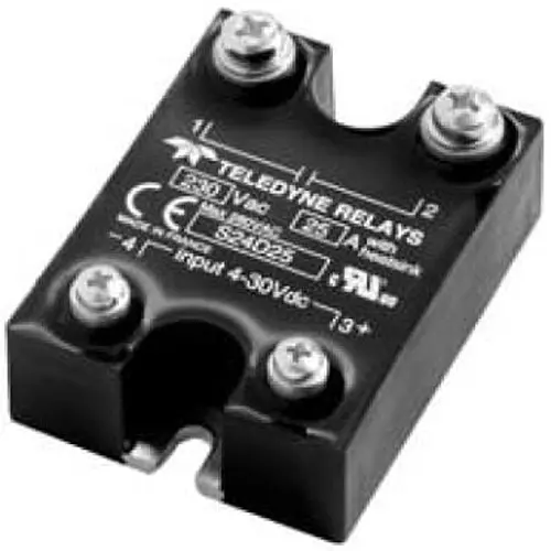 Teledyne Relays Solid State Relay Panel Mount 50 A Load Current Rating, S48D50