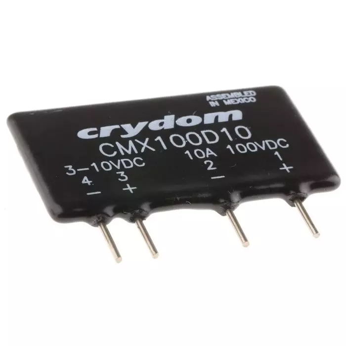 SENSATA/CRYDOM Solid State Relay CMX Series 10 A RMS Load PCB Mount 100 V DC Control, CMX100D10