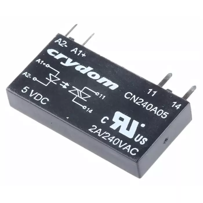 SENSATA/CRYDOM Solid State Relay CN Series 2 A Load PCB Mount 280 V AC 12 DC Control, CN240A05
