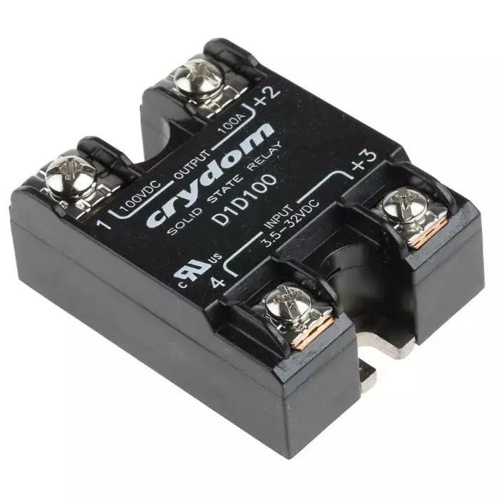 SENSATA/CRYDOM Solid State Relay 1-DC Series 100 A Load Surface Mount V 32 Control, D1D100