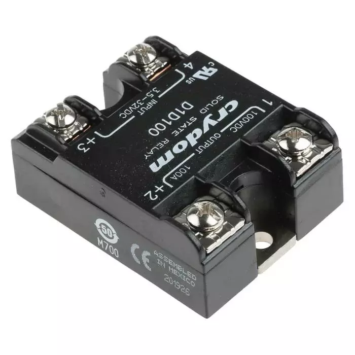 SENSATA/CRYDOM Solid State Relay 1-DC Series 100 A Load Surface Mount V 32 Control, D1D100