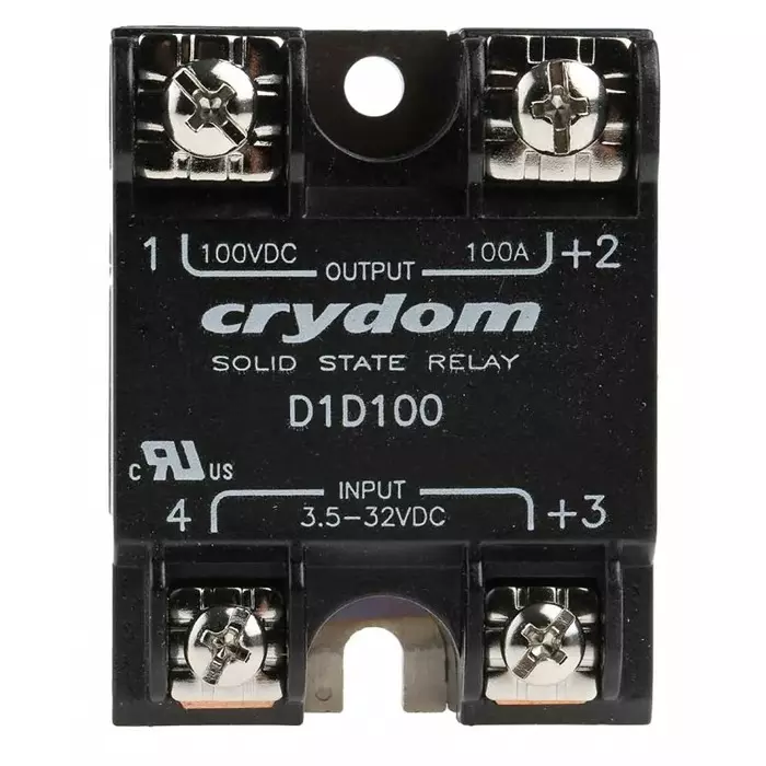 SENSATA/CRYDOM Solid State Relay 1-DC Series 100 A Load Surface Mount V 32 Control, D1D100