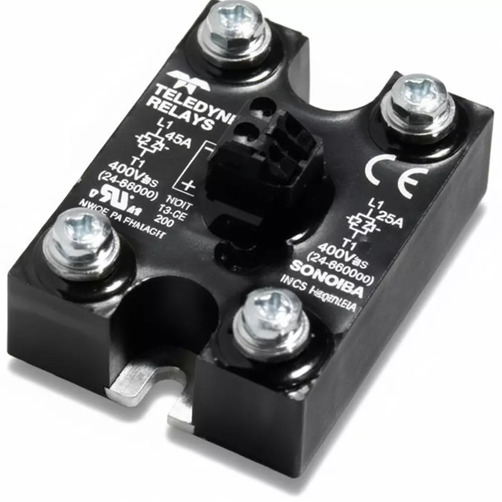 Teledyne Relays SD Series Solid State Relays Panel Mount 50 A Load Current Rating, SD48D50A