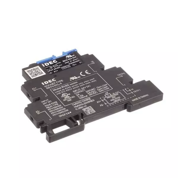 IDEC RV8S Series Solid State Relays DIN Rail Mount 3.5 A Load Current Rating, RV8S-L-D24-D24