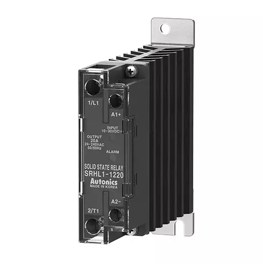 Autonics Solid State Relay 10-30 VDC 24-240 VAC 20A(ZC), SRHL1-1220
