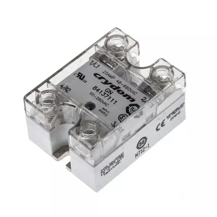 SENSATA/CRYDOM Solid State Relay GN Series 10 A RMS Load Panel Mount 660 V AC 280 Control, 84137111