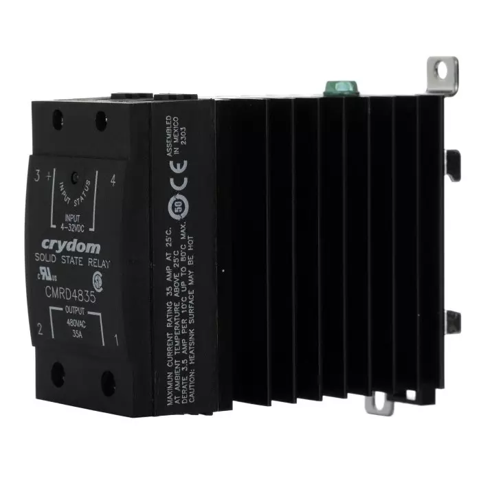SENSATA/CRYDOM Solid State Relay CMR48 Series 35 A Load DIN Rail Mount 530 V 32 Control, CMRD4835