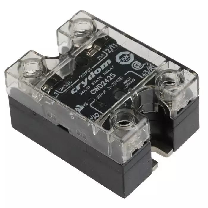 SENSATA/CRYDOM Solid State Relay CW24 Series 25 A RMS Load Panel Mount 280 V 32 Control, CWD2425