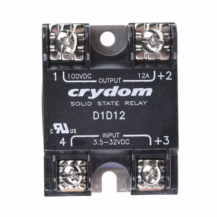 SENSATA/CRYDOM Solid State Relay 12 A Load Surface Mount 100 V 32 Control, D1D12