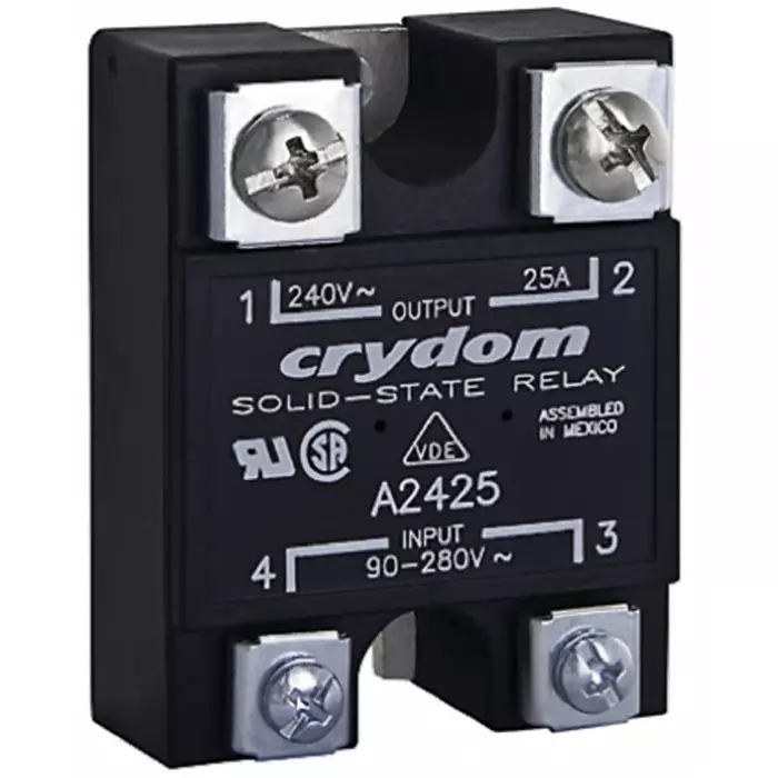 SENSATA/CRYDOM Solid State Relay 1 Series 110 A Load Panel Mount 280 V rms 32 Control, D24110PG