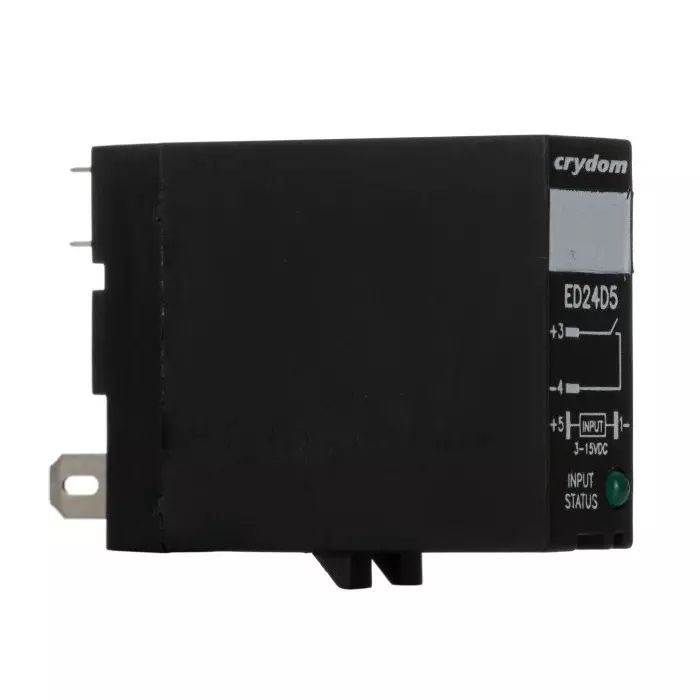 SENSATA/CRYDOM Solid State Relay ED Series 5 A Load DIN Rail Mount 280 V rms 15 DC Control, ED24D5
