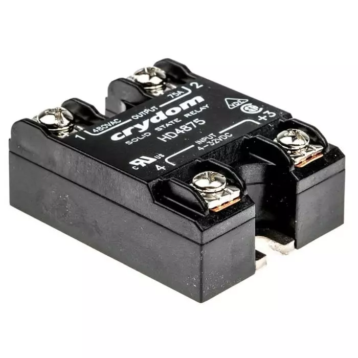 SENSATA/CRYDOM Solid State Relay HA AND HD Series 75 A Load Panel Mount 530 V AC 32 Control, HD4875