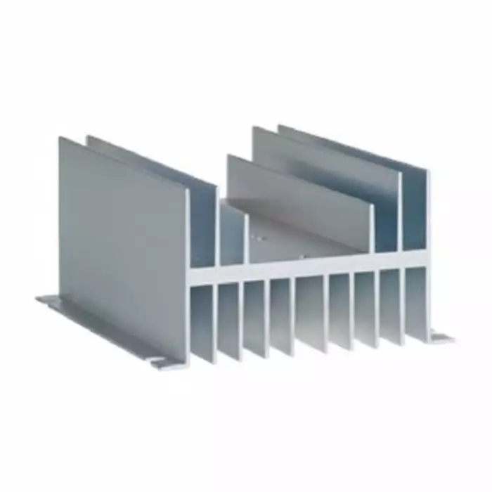 SENSATA/CRYDOM Solid State Relay HS Series Panel Mount Heatsink for Use with 1-2 Single/Dual Relays, HS072