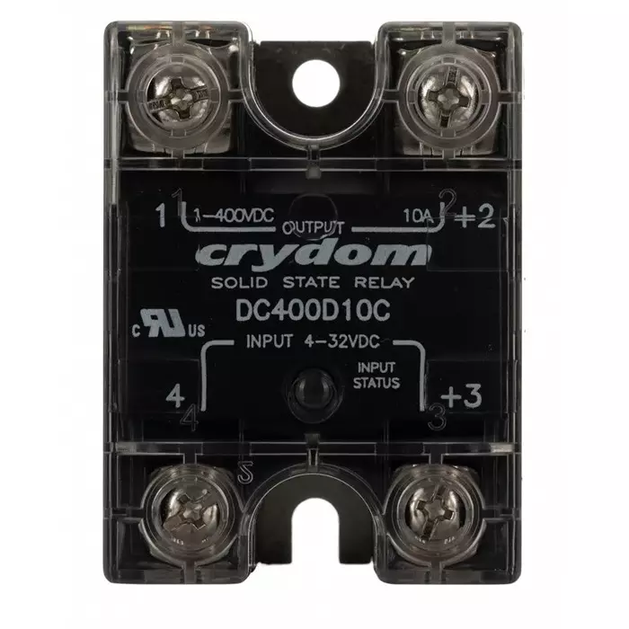 SENSATA/CRYDOM Solid State Relay PowerPlus DC Series 10 A Load Panel Mount 300 V 32 Control, DC400D10C
