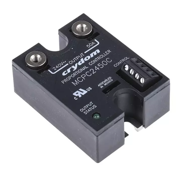 SENSATA/CRYDOM Solid State Relay MCPC Series 50 A Load Panel Mount 280 V rms 32 DC Control, MCPC2450C
