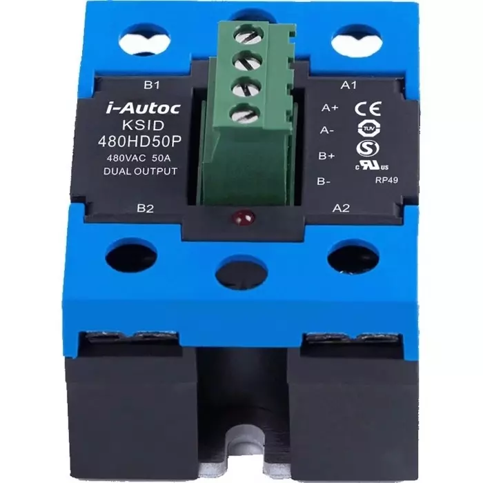 I-Autoc Solid State Relay 25 A Load Panel Mount 280 V AC Load 15 V DC Control, KSID240LD25
