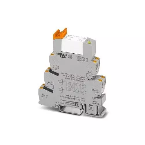 Phoenix Contact Solid State Relays DIN Rail Mount 100 mA Load Current Rating 12 VDC to 250 VDC Load Voltage, 2905494