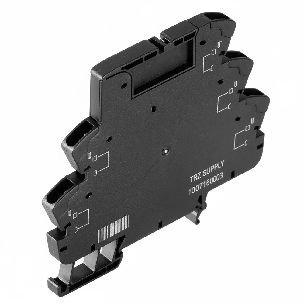 Weidmuller Solid State Relays Terminal Block DIN Rail Mount 10 A Load Current Rating, 1240790000