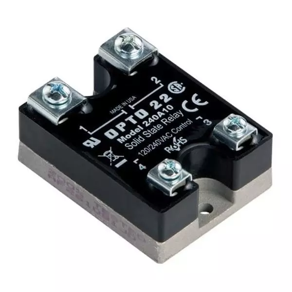OPTO 22 AC Series Solid State Relays Panel Mount 10 A Load Current Rating, 240A10
