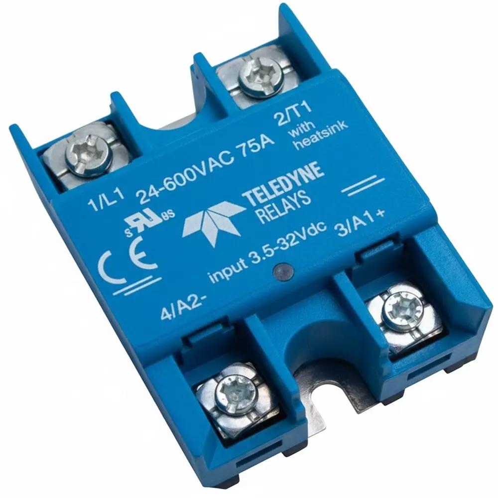 Teledyne Relays ST Series Solid State Relays Panel Mount 25 A Load Current Rating, ST24D25