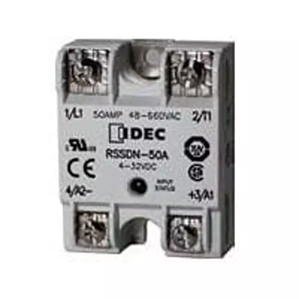 IDEC Solid State Relay Panel Mount 10 Amp 1 Form A (SPST-NO) 48 to 660 V AC, RSSDN-10A