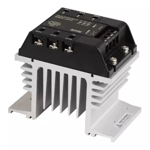 Autonics Solid State Relay 24 VAC 48-480 VAC 40A(ZC), SRH3-2440
