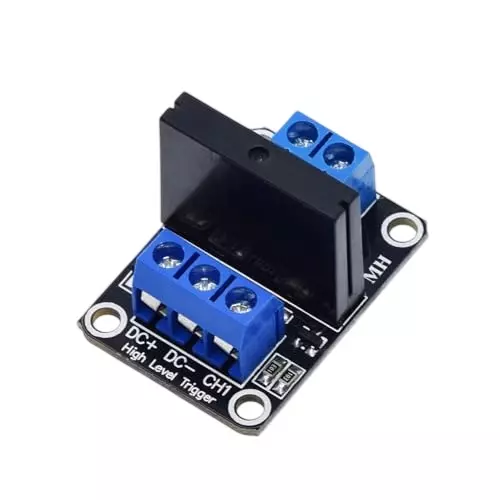 amiciSmart SSR Relay Module 5 V 1 Channel, 240 V 2 Amp AC Load Control