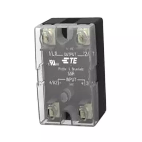 TE CONNECTIVITY Solid State Relay Panel Mount 125 A Load Current Rating, SSR-480D125
