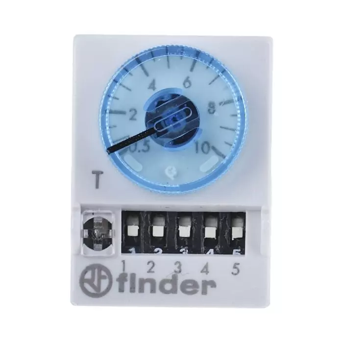 Finder 85 Series Plug In Timer Relay 12 V AC/DC 4-ContACt 0.05 to 100s 0.5 to 100h 0.5 to, 85.04.0.012.0000