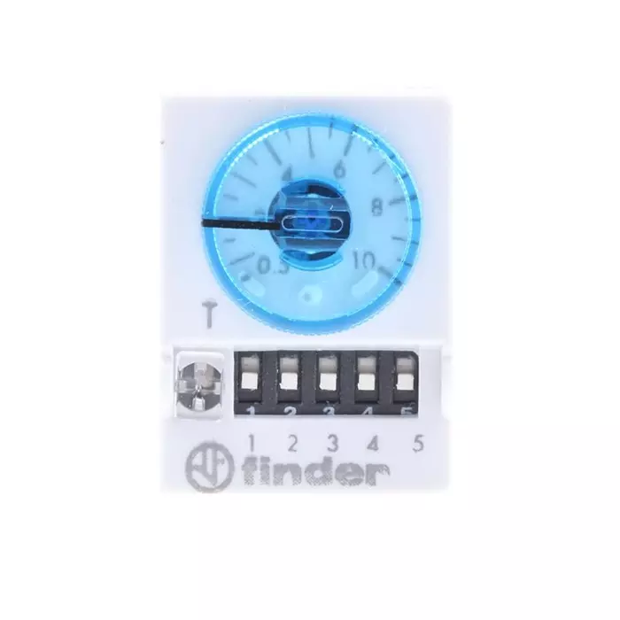 Finder 85 Series Plug In Timer Relay 48 V AC/DC 4-ContACt 0.05 to 100 s 3 to 100 min 5 to, 85.04.0.048.0000
