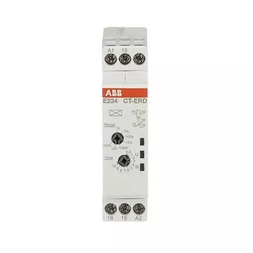 ABB Time Relay 24 to 240 V AC, 24 to 48 V DC Screw Termination, CT-ERD.12
