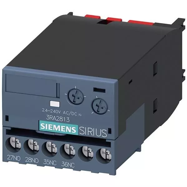 Siemens Time Relay 240 V AC, 240 V DC Screw Termination, 3RA28131FW10