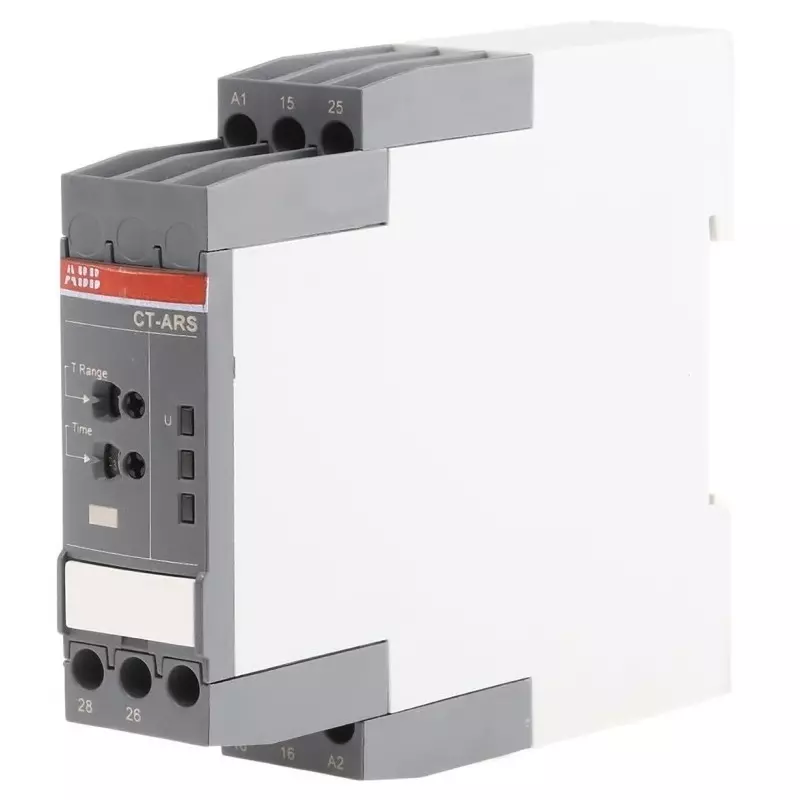 ABB DIN Rail Mount Timer Relay, 24 â†’ 240 V AC/DC, 2-Contact, 0.05 s â†’ 10min, 1-Function, DPDT, 1SVR730120R3300CT-ARS.21S