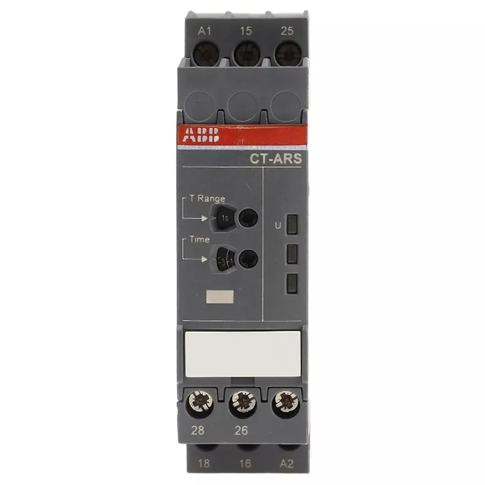 ABB DIN Rail Mount Timer Relay, 24 â†’ 240 V AC/DC, 2-Contact, 0.05 s â†’ 10min, 1-Function, DPDT, 1SVR730120R3300CT-ARS.21S