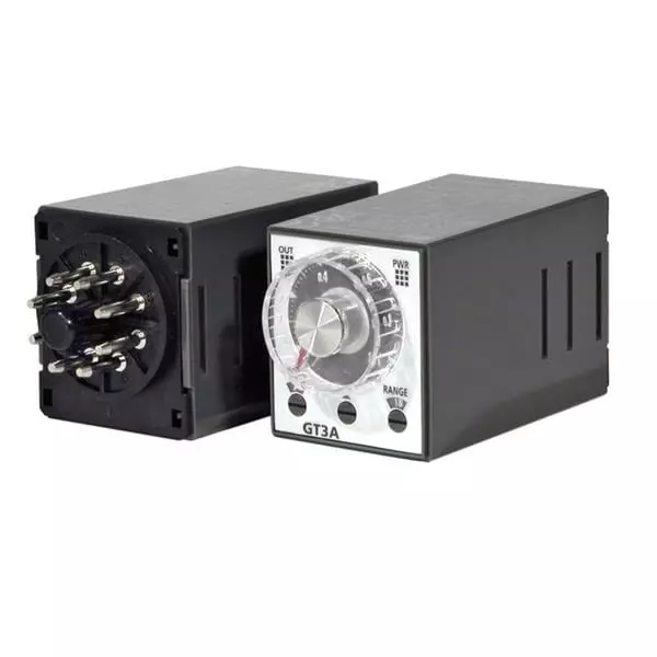 IDEC Time Relay 100 to 240 V AC 8 Pin Octal Plug Termination, GT3A-2AF20