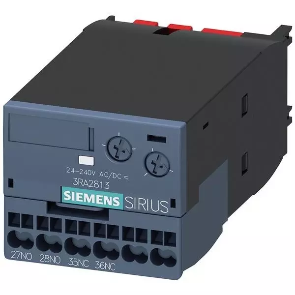 Siemens Time Relay 240 V AC, 240 V DC Screw Termination, 3RA28132FW10